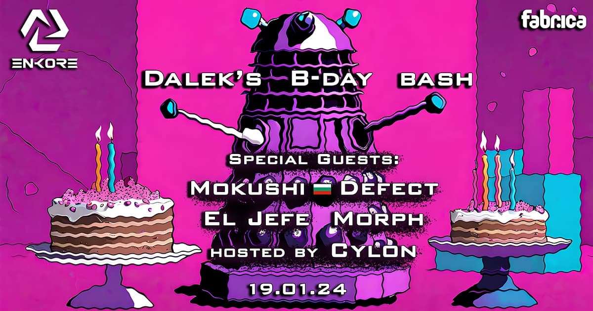 Dalek B-day Bas